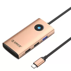 Orico Type-C 5in1 HUB Multifunction Docking Station (rose gold)