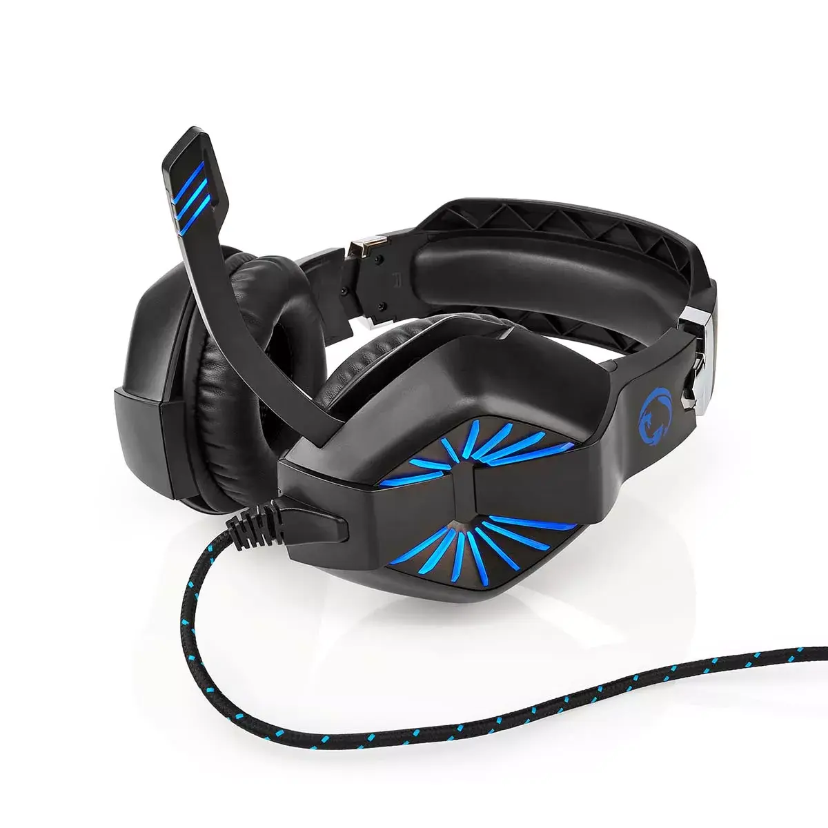 Nedis GHST250BK Vadu spēļu austiņas USB