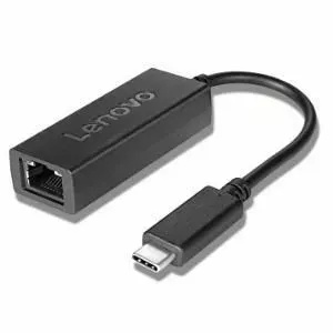 USB-C to Ethernet adapter Lenovo 03X7205 — Gigabit Ethernet, USB-C connection