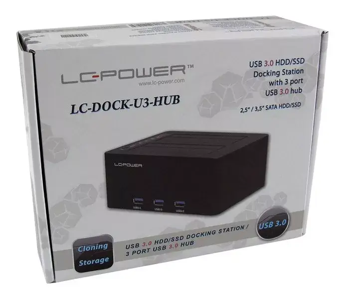 Док-станция для накопителей LC-Power LC-DOCK-U3-HUB Photo 4
