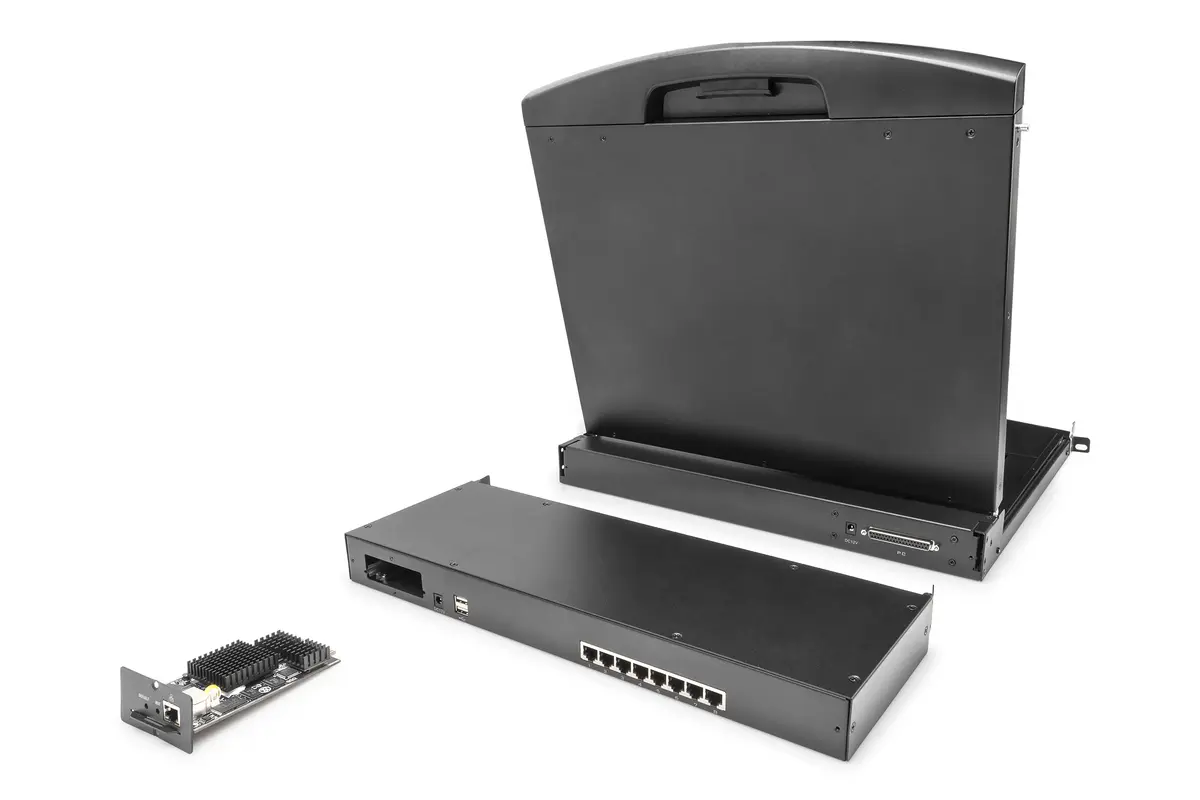 DIGITUS DS-72216 8 portu Modular Cat.5 KVM slēdzis Photo 5