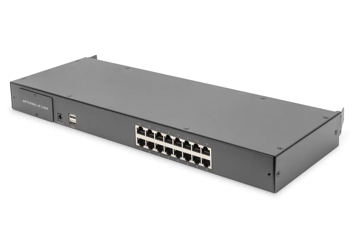 Digitus modulārais Cat.5 16 portu KVM slēdzis Photo 2