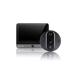 Digitālais durvju acu skats EQUES Mini 3S 1080p HD ar Wi‑Fi un nakts redzamību