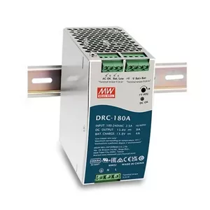 Рельсовое зарядное устройство для аккумулятора с UPS Mean Well DRC-180B 27.6В 4,5А 180Вт