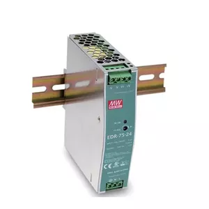 Power Supply Unit MEAN WELL EDR-75-48 76.8 W AC 90-370 V Green Metallic