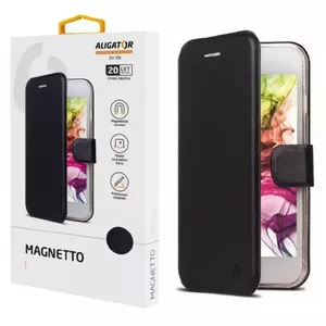 Smartphone case ALIGATOR S6550 Duo black with magnetic closure