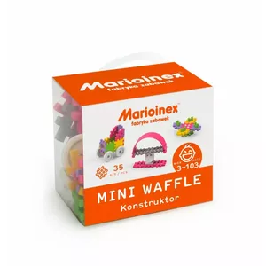 Waffle mini blocks 35 pieces girl