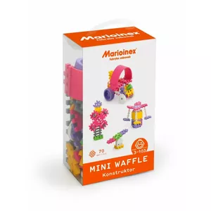 Toy building blocks Marioinex Waffle mini blocks 902813 – 70 pieces, for girls
