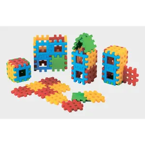Waffle Blocks Max Bersinger Waffle 48 Multicolour 2 years 48 pieces