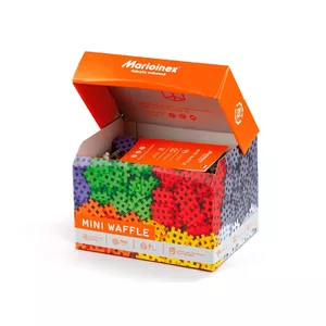 Building Blocks set Marioinex Mini Waffle 500 — 500 small interlocking bricks, multicolour, for ages 3+