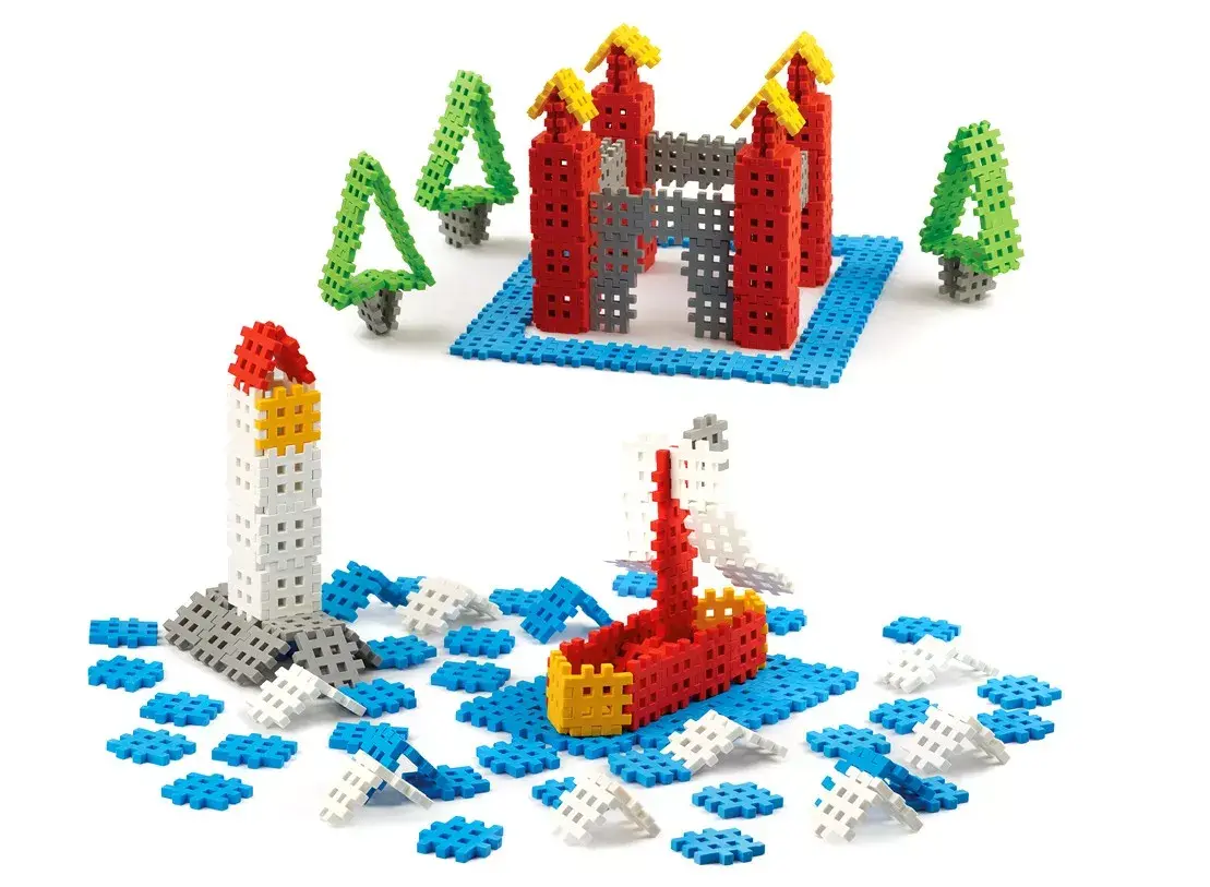 Construction blocks Marioinex Mini Waffle 300 — 300 pcs Photo 3