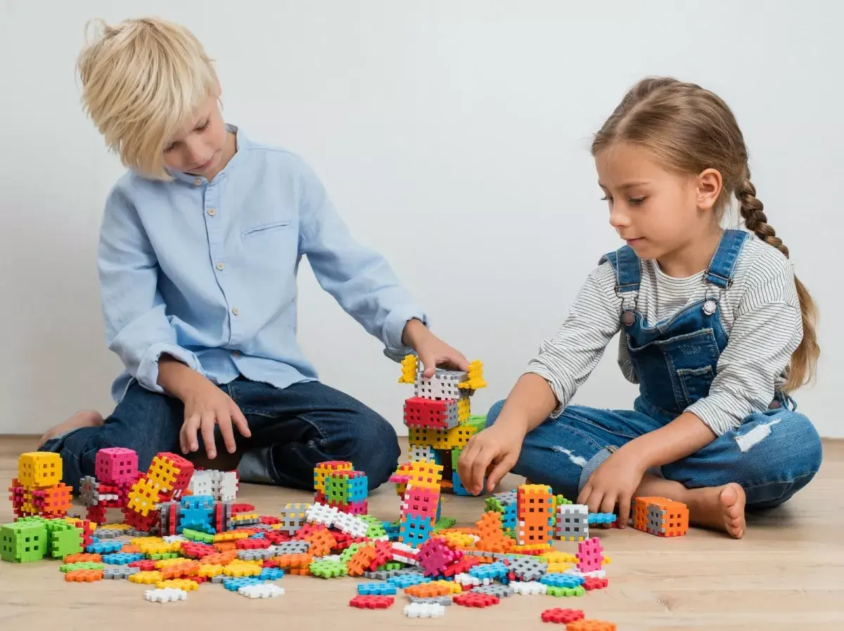 Construction blocks Marioinex Mini Waffle 300 — 300 pcs Photo 4