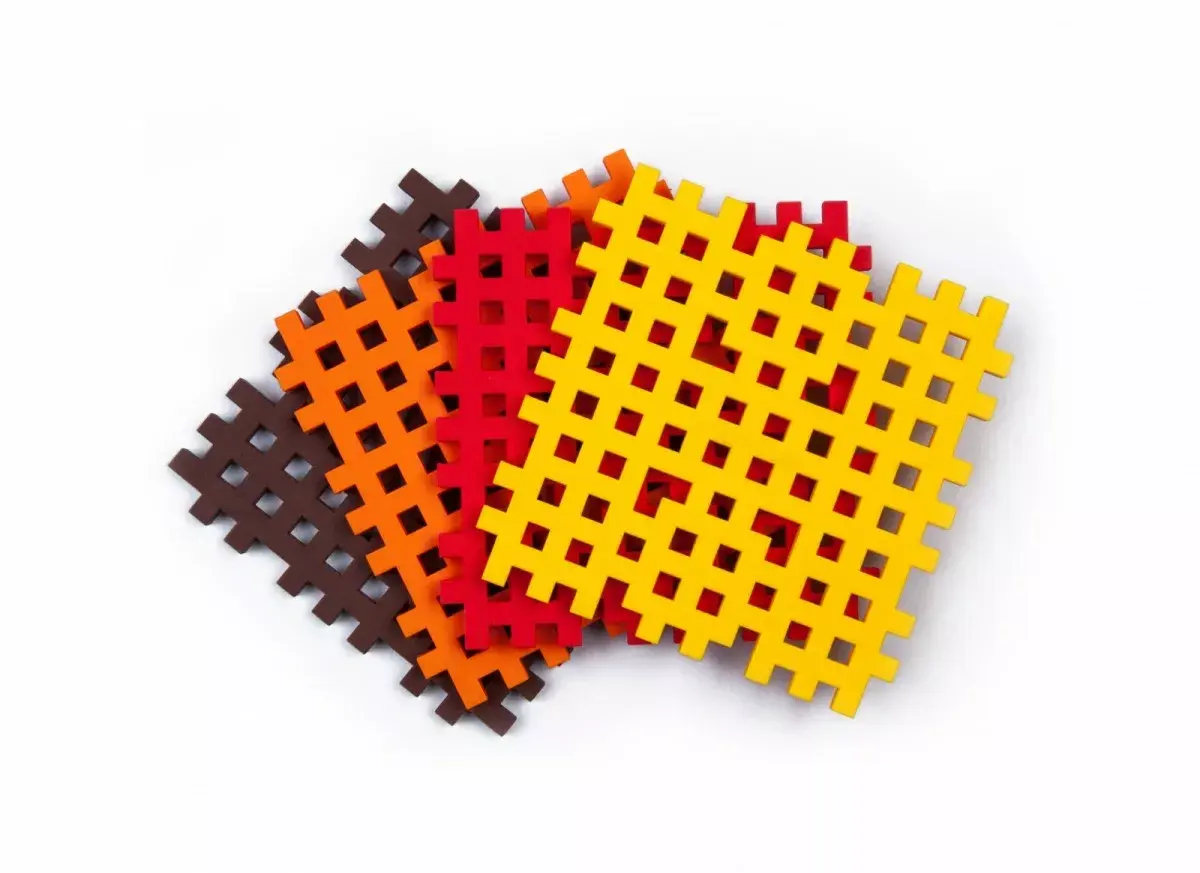 Marioinex Mini Waffle Mini Base 4 шт. — конструктор Photo 2