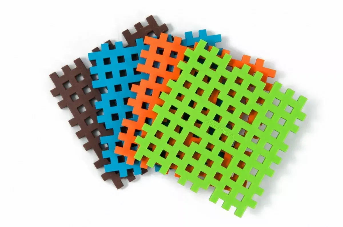 Marioinex Mini Waffle Mini Base 4 шт. — конструктор Photo 3
