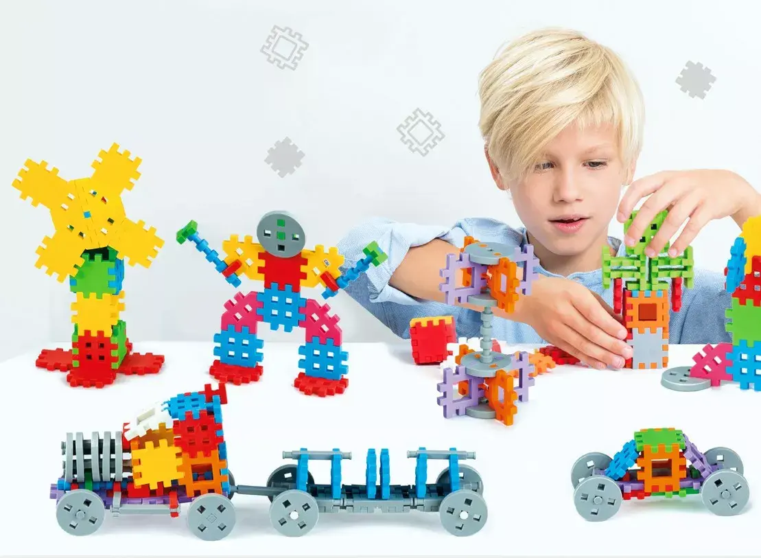 Construction blocks Marioinex Mini Waffle Constructor 300 Photo 2
