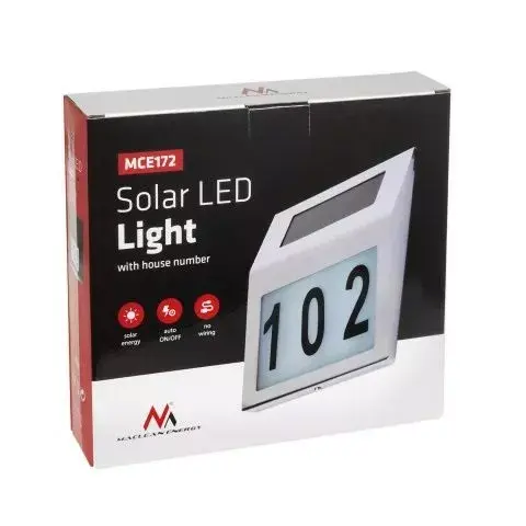 Saules LED mājas numura lampa MACLEAN MCE172 Photo 3