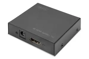 Digitus DS-46304 4K HDMI сплиттер 1x2 Черный 36-бит 4096 x 2160 пикселей