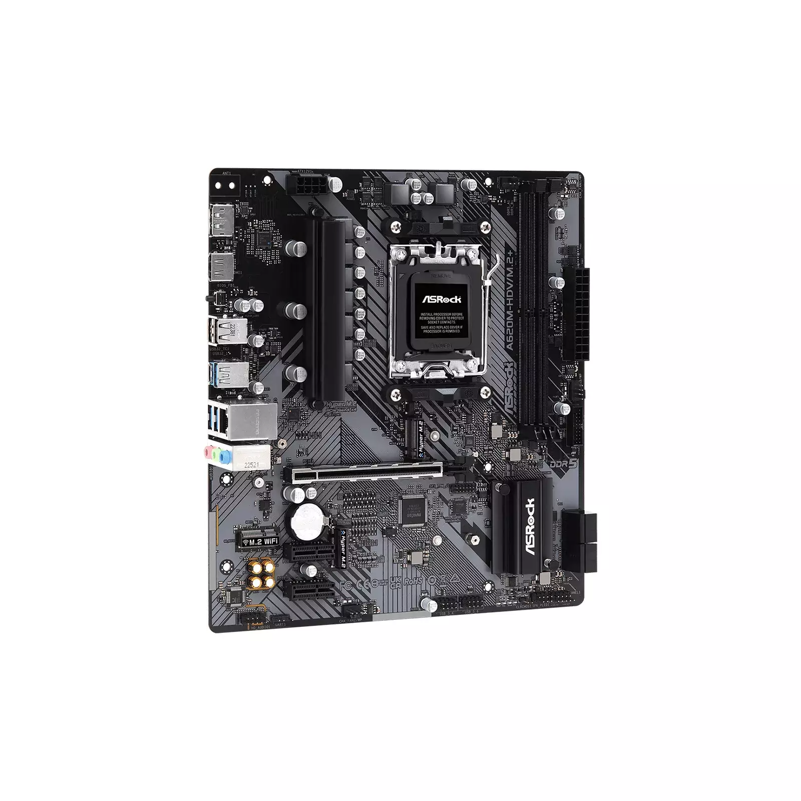 Asrock A620M-HDV/M.2+ AMD A620 Socket A620M-HDV/M.2+