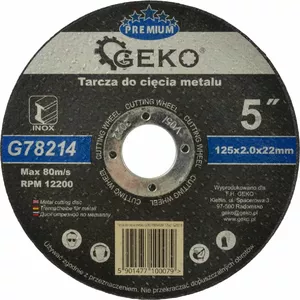Отрезной диск GEKO PREMIUM 125x2 Inox Photo 1