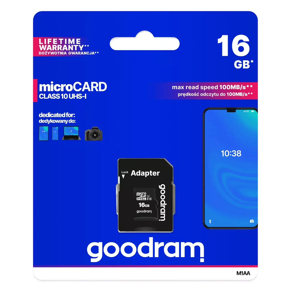 GOODRAM MicroSDHC 16 ГБ Class 10 UHS-I Photo 5