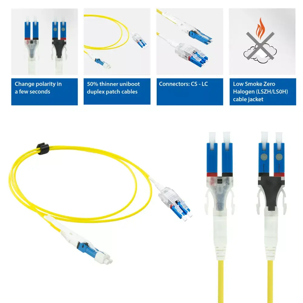 ACT 10m Singlemode Fiber Patch Cable CS-LC Photo 5