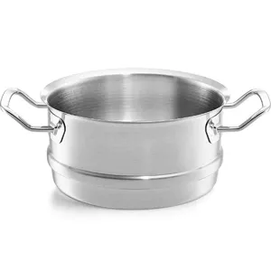 Tvaika katls Fissler 20 cm no nerūsējošā tērauda, piemērots gāzes un indukcijas plītīm