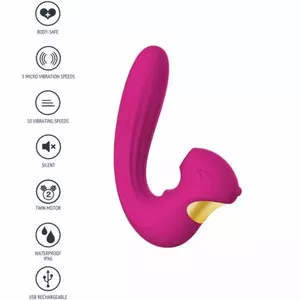 Vibrator XOCOON CELESTIAL LOVE VIBE STIMULATOR FUCHSIA D-234624