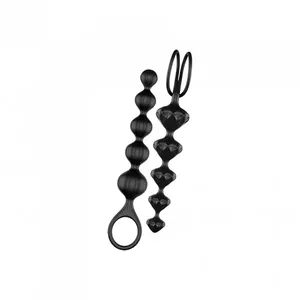 Anal beads Satisfyer Silicon Black