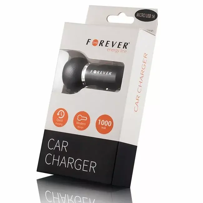 Car Charger Forever 1A Compact Design Photo 3