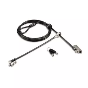 Lock Kensington Slim NanoSaver 2.0 Dual Headed Silver Black Key
