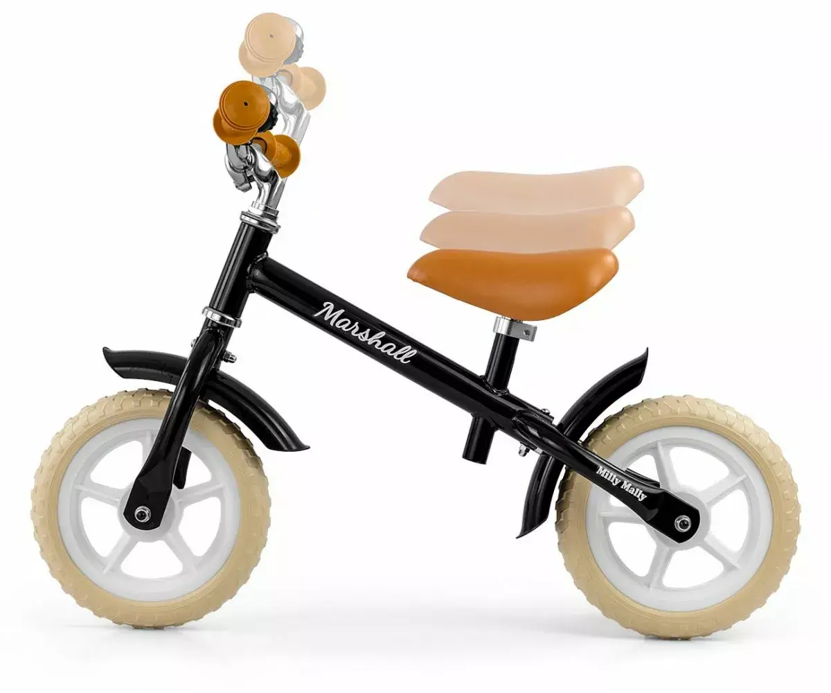 milly mally Running bike Marshall Black (modelis 4926) Photo 3