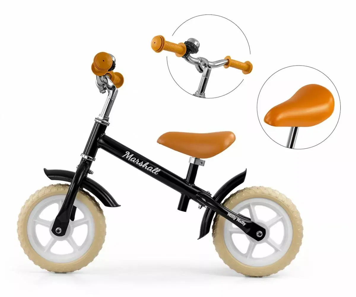 milly mally Running bike Marshall Black (modelis 4926) Photo 4