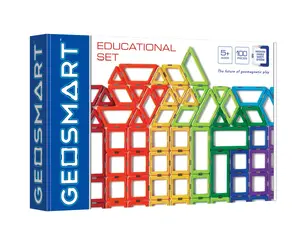 Educational Magnetic Construction Set Iuvi GEOSMART — 100 pieces, for ages 5+