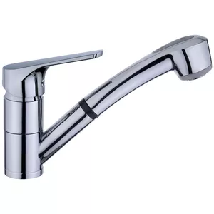 Кухонный смеситель TEKA MTP 978 хром с выдвижным душем, два режима струи