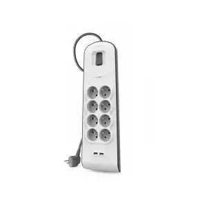 Сетевой фильтр Belkin BSV804ca2M White 8 AC розеток 2 м