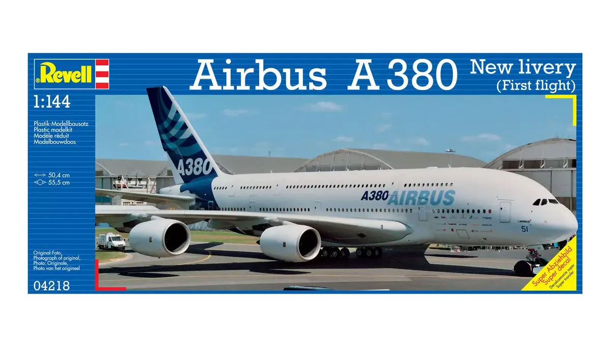 Modeļu komplekts Revell Airbus A 380 Design New livery First Flight Photo 4