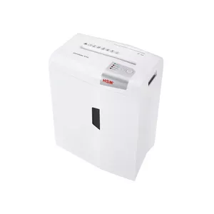 Paper shredder HSM X10, P-4 particle-cut 4.5 x 30 mm, 22 cm feed, 10-sheet capacity, 20 L bin, white