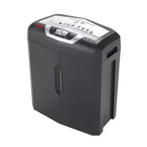 Paper shredder HSM Shredstar S10 — strip shredder, 10-sheet capacity, 6 mm cut, 22 cm working width, 18 L bin, P-2 security