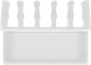 Kabeļa turētājs GOOBAY 70431 galda lietošanai, balts, 45×60×25 mm, 2 gab.