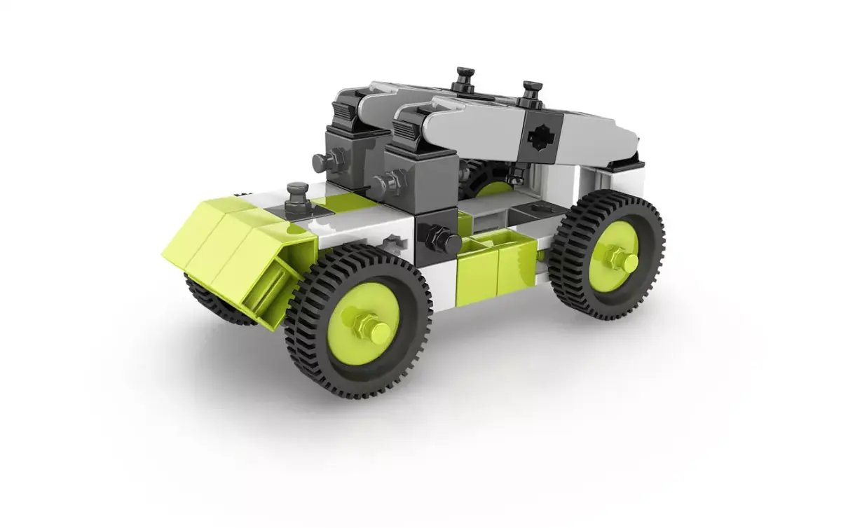 Engino Inventor Cars 4 Models — набор шестерёнок Photo 3