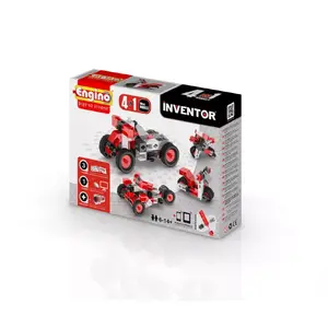 Building set Engino Inventor Motorbikes 4 Models, ages 6+, ABS and TPE parts