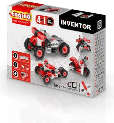 Konstruktors Engino Inventor Motorbikes 4 Models