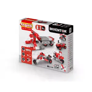 Building set Engino Inventor Motorbikes 8 Models — transport theme, ages 6+, ABS/TPE parts