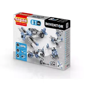 Building set Engino Inventor Aircrafts 8 Models — ABS/TPE, for ages 6+