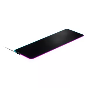 Gaming mouse pad STEELSERIES QcK Prism Cloth XL — Cloth surface, 900×300 mm, 4 mm thickness, RGB backlight