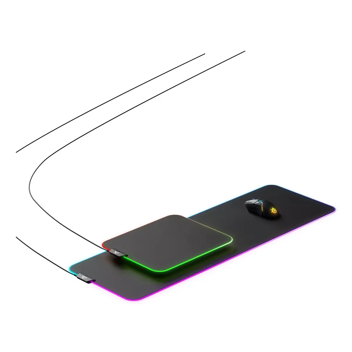 STEELSERIES QcK Prism Cloth XL spēļu paliktnis Photo 3