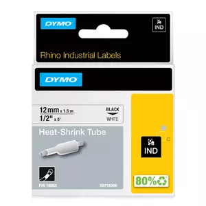 Heat-Shrink Tube Labels DYMO IND 12mm x 1.5m