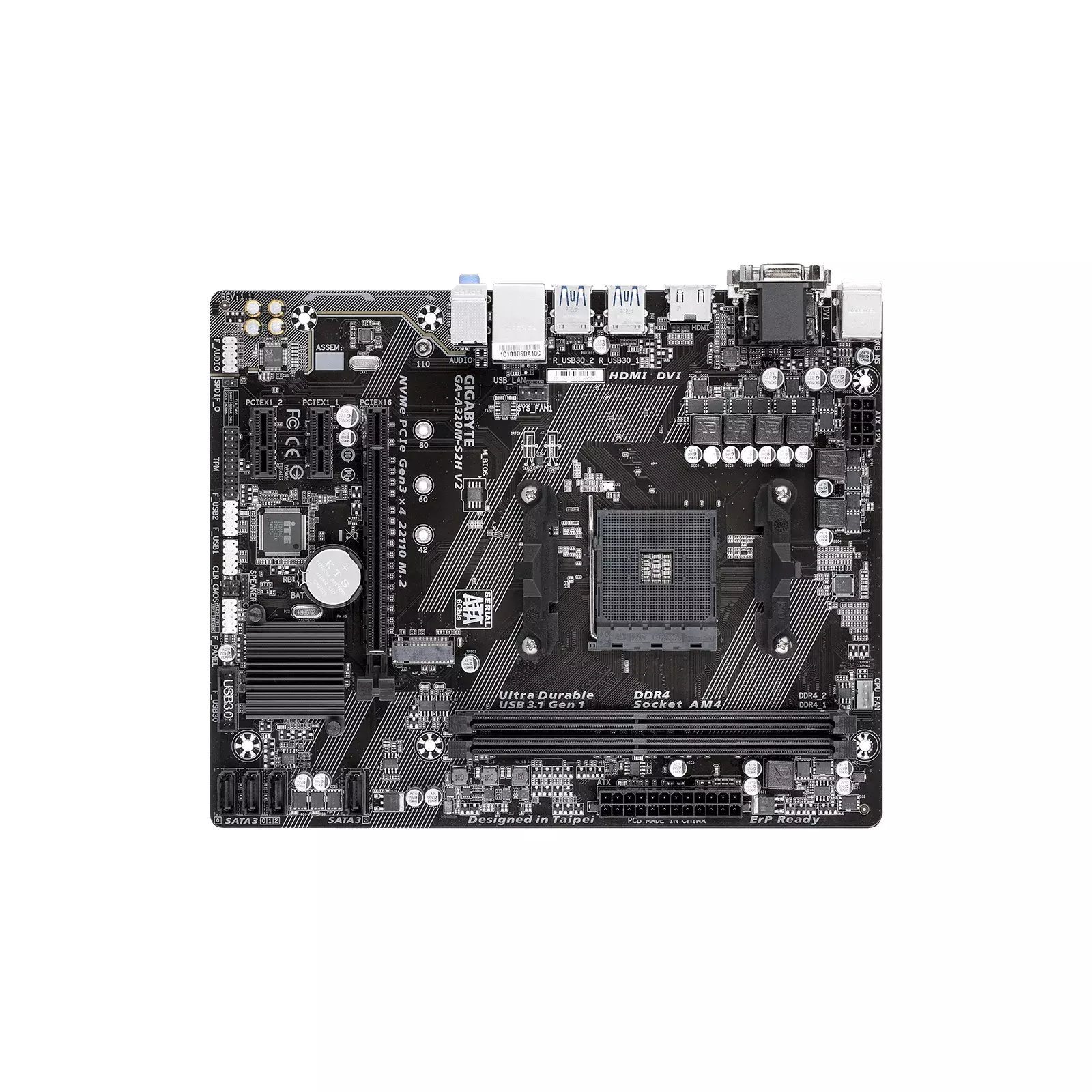 GIGABYTE GA-A320M-S2H V2 Photo 2