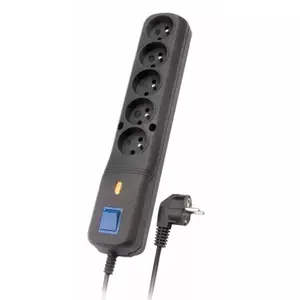 LESTAR LF-530WA 5+ 3L G-A K.:CZ 1,5M surge protector Black 5 AC outlet(s) 230 V 1.5 m