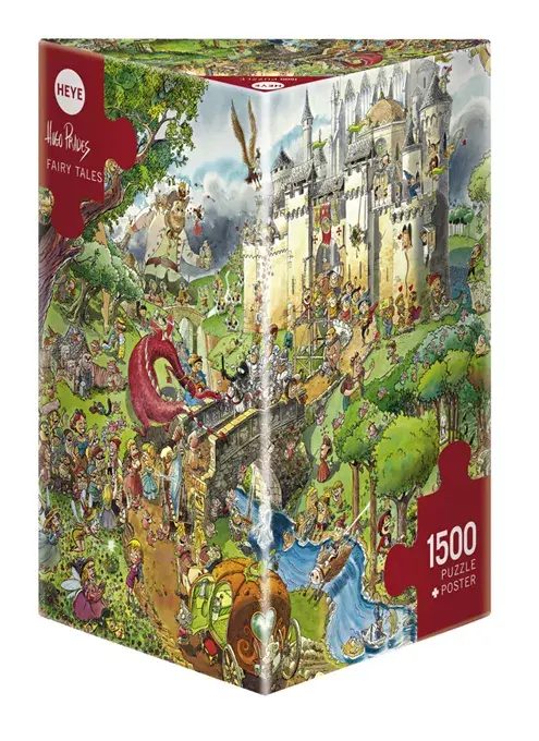 Heye Kontūru Puzle Fairy Tales 1500